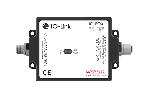 IOLink - MODBUS RTU 网关，M12 连接器，IOLink B 型端口，24 伏，最多 5 个可连接电动抓持器，IOL 版本 - IOLBOX